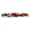 Mantel de Navidad Suministros Tela Oxford de Poliéster Camino de Mesa Decoración Creativa de Mesa Navideña Bandera Estampada Personalización Transfronteriza