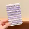 Gomas para el cabello de dopamina para niños, bandas de goma de alta elasticidad para que las niñas se aten coletas altas y moños, cuerdas para el cabello que no dañan el cabello, accesorios para el cabello