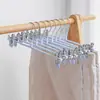 Perchero de metal para pantalones perchero doméstico para pantalones clip para colgar faldas antideslizante clip nano para pantalones perchero clip para cinturón audaz sin costuras clip para pantalones