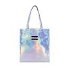 Bolso de Hombro Láser Personalizado Moda Trendy Casual Bolso Tote Europeo y Americano Bolso de Mujer Pu Cartera Gran Capacidad Bolsa de Compras