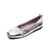 Zapatos Planos Individuales Súper Suaves Tallas Grandes 34-43 Nuevo Estilo 2025 Tacón Plano Zapatos Pequeños de Cuero Zapatos de Mujer Zapatos de Niña Versátiles