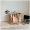 Bolso de Hombro Iridiscente Azul Susurrante Estilo Japonés Ambiente Fresco y Relajado Salida Diaria Bolso Cruzado de la Mañana Temprano