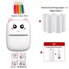 Mini Impresora Portátil Inalámbrica de Venta Caliente Transfronteriza Se Puede Conectar a Teléfono Móvil Pequeña Impresora de Fotos Autoadhesiva para el Hogar