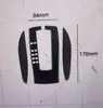 Adecuado para Chevrolet Camaro calcomanía de panel de control de elevalunas de fibra de carbono real calcomanía de modificación interior de piezas de automóvil
