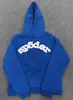 Sudadera Sp5Der de Moda Más Vendida en el Extranjero, Corte Holgado Estilo Americano, Forro Polar, Sudadera con Capucha de Telaraña de Espuma, Stock Listo de Fábrica