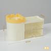 Caja de Almacenamiento de Escritorio Multifuncional de Gran Capacidad Castillo Portalápices Simple de Alto Valor Multi-Rejillas Tipo Cajón Caja para Lápices y Papelería