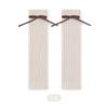Meias Infantis Wt022 Outono Novo Estilo Meias de Algodão Penteado com Laço da Moda para Bebê Menina Meias de Joelho Meias de Cano Médio