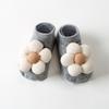 Calcetines de Barco con Flores Lindos para Recién Nacidos Verano 0-6 Meses Calcetines Antideslizantes para el Piso del Bebé Calcetines Cortos Transpirables para Bebé