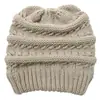 Gorra de Punto Transparente para Mujer con Abertura para Cola de Caballo 2021, Gorro de Lana con Parte Superior Abierta, Otoño e Invierno Europeo y Americano, Gorro Pullover de Amazon