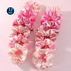 Combinación Transfronteriza de Color Aleatorio Nuevo Estilo Más Vendido Color Sólido Elegante Simple Tela Arte Satín Lazo para el Cabello Accesorio para el Cabello