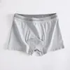 Ropa interior de algodón para hombre Entrepierna de algodón Alta elasticidad Cintura media Boxer para niño Ropa interior Boxer para estudiante del año de nacimiento