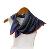 Pañuelo cuadrado pequeño de algodón y lino con patrón de espiga geométrica a juego de colores, bufanda de seda, chal tipo turbante de imitación terciopelo, bufanda solar, bufanda para mujer