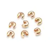 Cadena Abierta de Cuentas Transfronteriza, Cuentas de Cierre de Posicionamiento en Forma de Creciente en Forma de C, Cuentas Espaciadoras, Clips para Cadena, Accesorios para Joyería Hecha a Mano DIY al por Mayor
