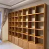 Estantería de madera de olmo viejo recién hecha estantería de varios niveles de pie estantería de pared completa almacenamiento estantes de almacenamiento armario de madera de olmo viejo