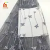 Bordado de lentejuelas vestido nuevo vestido bordado de mariposa tela punto tela bordada con cuentas