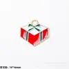 Colgante de Aleación Esmaltada Navideño Colgante de Gota Papá Noel Muñeco de Nieve Reno Colgante de Dibujos Animados Accesorios para Joyería DIY Pulsera Al Por Mayor