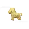 Chaveiro de Ouro Puro 999 do Ano do Cavalo com Certificado Caixa de Presente Bolsa Pingente Presente Corporativo Lembrança Atacado
