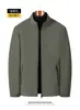 Jaqueta Business Casual Masculina Outono 2026, Casaco Versátil Simples e Estiloso com Gola Alta