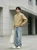 Jaqueta gola baseball vintage, novo estilo outono, com costura contrastante, fecho de botão e zíper, top casual para o dia a dia, moderno