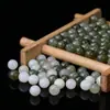 Cuentas de Jade Hetian Natural 6mm Redondas Sueltas Accesorios DIY Pulsera Tejida a Mano Materiales para Ensartar Fábrica