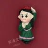 Decoración creativa de Xinjiang pegatinas tridimensionales para refrigerador pegatinas magnéticas de resina de dibujos animados edificio turismo Conmemorativo