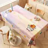 Mantel Infantil de Dibujos Animados Impermeable y a Prueba de Aceite, No Lavable, Nuevo Modelo 2026, Ambiente de Alta Gama, Mantel Rectangular para Mesa de Café