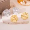 Pendientes de Aguja Plateada con Textura Geométrica Irregular Pendientes de Diseño Geométrico Retro Europeos y Americanos Pendientes Elegantes Simples y Versátiles