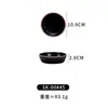 Conjunto de mesa de melamina de quatro peças tigela pequena de plástico tigela de arroz restaurante de panela quente japonês e coreano louça tigela prato prato xícara prato imitação de porcelana
