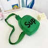 Mochila para Meninos Bolsa Pequena Fashion Tendência Crianças Bolsa Transversal com Letras 2022 Nova Bolsa de Ombro para Menina Bolsa de Peito para Bebê