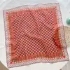 Pañuelo de Cabeza de Algodón y Lino Retro Ins Coreano Pañuelo de Seda Pañuelo Cuadrado Pequeño Pañuelo Delgado de Primavera y Otoño para Mujer Paquete Atado Pañuelo Decorativo para el Cuello