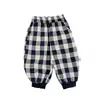 Pantalones de Chándal a Cuadros Retro Estilo Coreano para Bebé, Nuevos de Primavera y Otoño, Pantalones Jogger Sueltos Casuales para Bebés, Pantalones Largos Versátiles