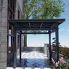 Jardim Vista Externa Liga de Alumínio Solário Pátio Luxo Leve Minimalista Villa Jardim Anti-Corrosão Feito Sob Medida Impermeável
