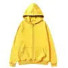 Nueva Sudadera con Capucha y Cardigan para Hombre Transfronteriza Europea y Americana Color Sólido Chaqueta Deportiva Camisa con Cremallera para Hombre Otoño e Invierno Venta al por Mayor