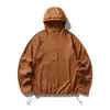 Sudadera con Capucha Suelta para Exteriores de Lana Personalizada Black Fleet para Primavera y Otoño, Top Funcional de Manga Larga Catiónico de Secado Rápido y Protector Solar