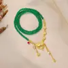 "Zorro Dorado" Collar con Mascarilla de la Misma Joyería de Oro, con Estilo Nacional, Aspecto de Hada, Misterio Oriental, Cadena para Suéter de Otoño e Invierno