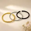 Pulsera Abierta Tallada Estilo Retro Chino Accesorios de Personalidad Moda Versátil Joyería de Mano Decorativa Celebridad de Internet Adornos de Temperamento Simple