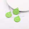 Rosto Sorridente de Dopamina Liga de Esmalte Pingente Grande DIY Pulseira Artesanal Colar Charme Materiais de Joalheria Acessórios