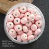 Jingdezhen Accesorios para Joyería DIY Rueda Electrochapada Cuentas de Cerámica Accesorios para Pulseras Pulsera de Cuentas de Ábaco Coloridas Material