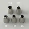 Boquilla Grande para Manga Pastelera Acero Inoxidable 304 Una Pieza Crema Manga Pastelera Boquilla Estilo Coreano Herramienta de Cocina