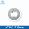 Etiqueta Digital Rfid Personalizada Ntag213 Etiqueta Branca Adesivo com Chip Nfc Inlay Úmido Parede de Música Adesivo 215 Cartão Ic