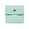 Nueva Bolsa de Broche de Piel Sintética Collar de Joyería Empaque de Joyería Almacenamiento Bolsa con Solapa Almacenamiento de Regalo para Pulsera Bolsa con Solapa