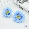 Flores Artificiales, Hojas de Pino, Peonías, Flores Falsas con un Diámetro de 7 cm, Cabezas de Flores de Seda para Accesorios de Cabello DIY, Pasadores y Decoraciones Florales para Trajes Tradicionales