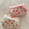 Bolsa de Maquillaje a Cuadros Estilo Japonés para Niñas, Neceser de Viaje, Bolso de Mano Portátil para Almacenamiento Primavera/Verano, Bolsa de Maquillaje Estilo Ins
