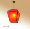 Nuevo Candelabro de Comedor Estilo Chino, Lámparas para Salón de Estofado en Olla de Hierro Estilo Noreste, Iluminación Creativa Especial, Faroles Grandes de Tela de Flores