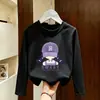 Camiseta de manga larga para niña para primavera y otoño 2026, nuevo estilo elegante para bebés, camiseta básica de algodón para niños, top casual de otoño