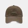 Gorra de Béisbol Bordada con Letras Simples Liangfang, Algodón Lavado, Visera Curva Vintage, Gorra Plana tipo Pico, Sombrero Casual para Exteriores