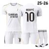 2526 Jersey de Futebol Casa Cavalo Real 7 Pooh 10 Mbappe 8 Barwell C Ronaldo 5 Balinham Conjunto de Jerseys