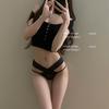 Amuleto de Cintura LaRoyal Sister*Bragas de Encaje Sexy para Chicas Calientes de Cintura Media con Aberturas y Malla Fina
