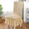 ¡Guau! Funda de Silla Personalizada con Falda de Gasa de Burbujas, Cobertura Total Todo en Uno para Sillas de Sala de Estar, Funda de Silla Universal Gruesa Estilo Ins