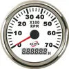 Yate Motor Marino Generador Tacómetro Pantalla Digital Tacómetro RPM 52mm 316L